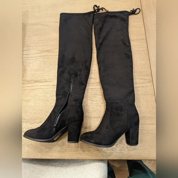 Black Heels For Women DREAM PAIRS Women's Thigh High Boots - Over The ...